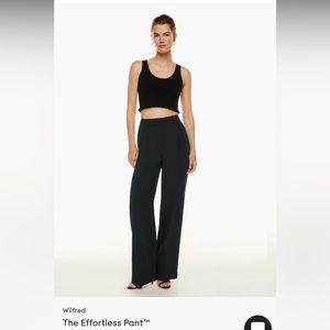 Aritzia Wilfred Effortless pant in black